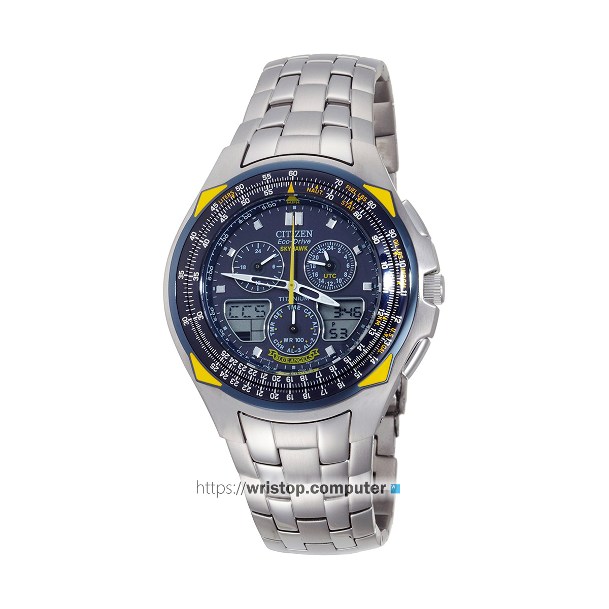 Citizen Promaster Eco-Drive Skyhawk Blue Angels Pilots Watch JR3090 ...